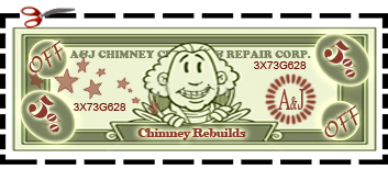 Receive 5% Off your Chimney Rebuild.